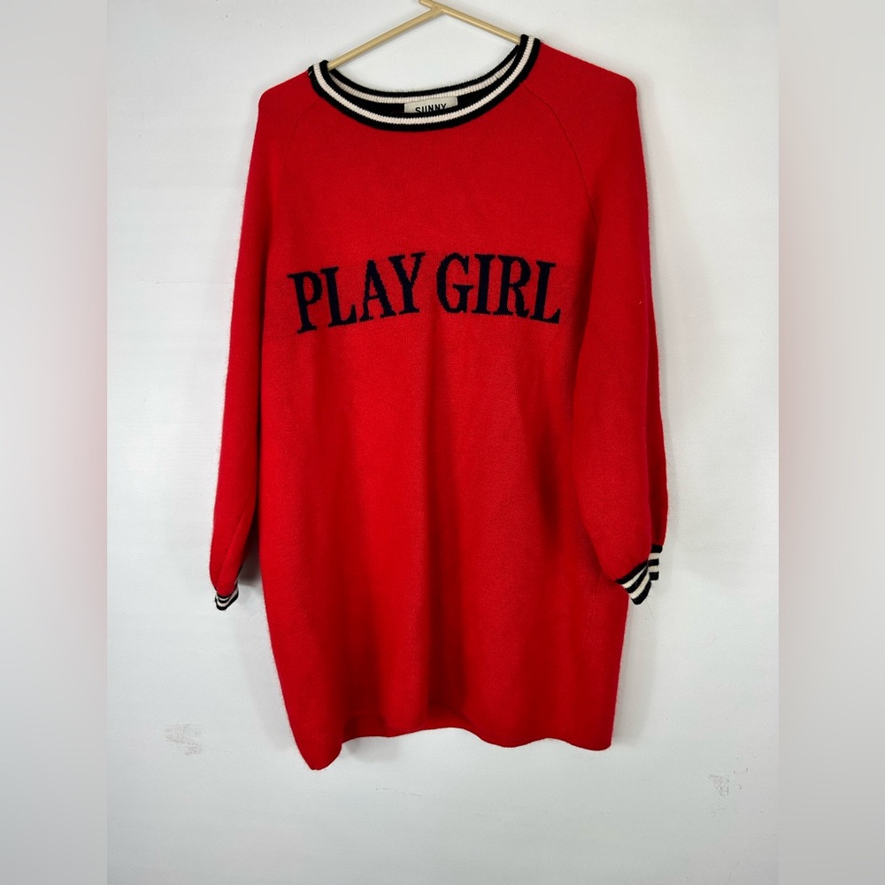 SUNNY cashmere Play Girl Long Sweater